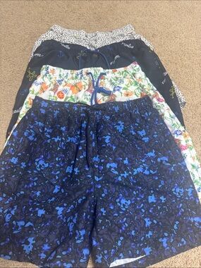 Mixed Pack of Men’s Swim Shorts – Blue Camo, Floral, Nautical, Leopard